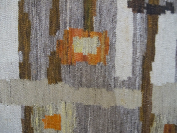 Mid-Century Polish Abstract Tapestry
